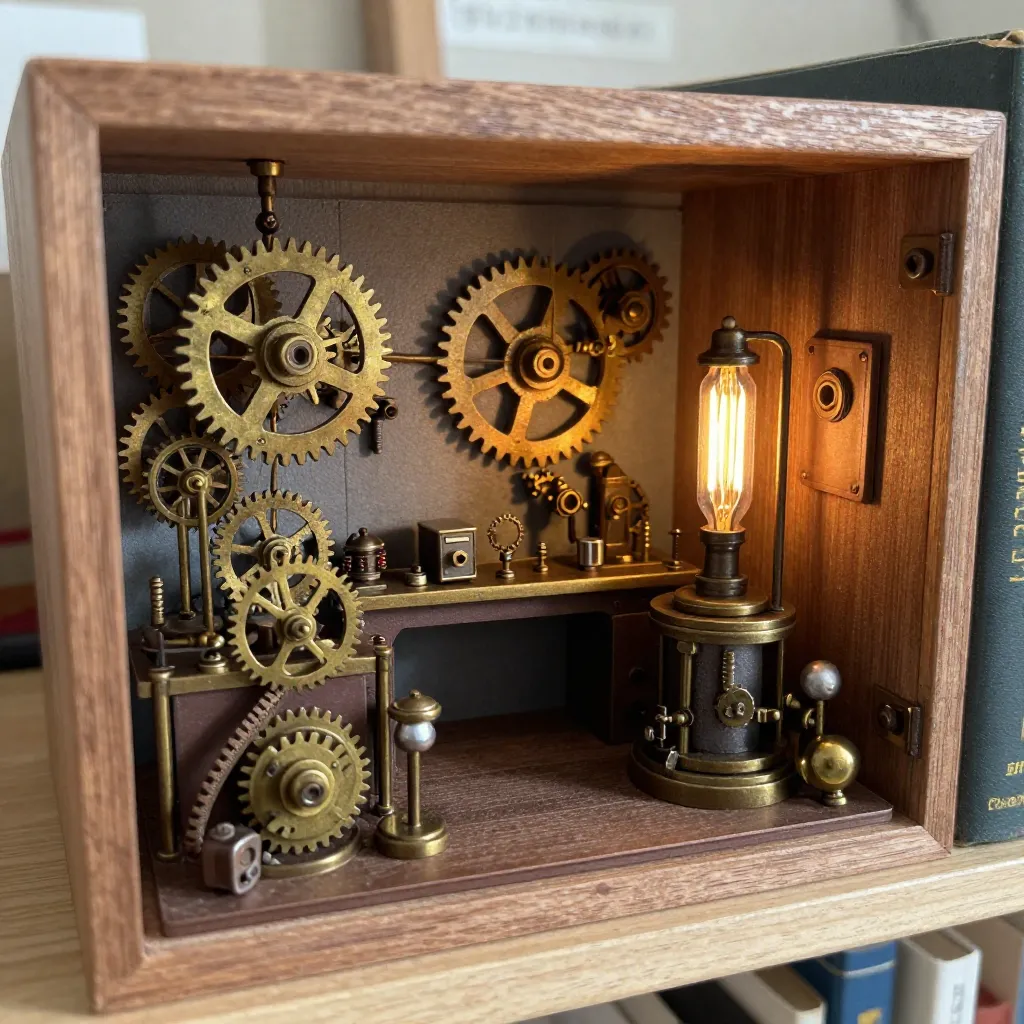 Diorama i nattläge
